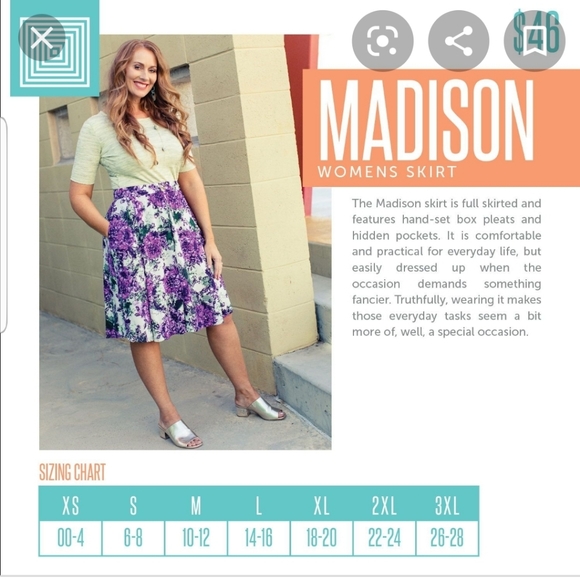 LuLaRoe Madison - Picture 7 of 12